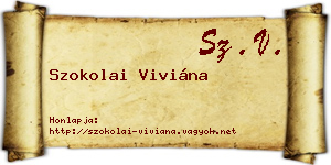 Szokolai Viviána névjegykártya